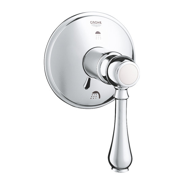 GROHE Geneva® Three Port Diverter Faucet Trim with Lever Handle Wayfair
